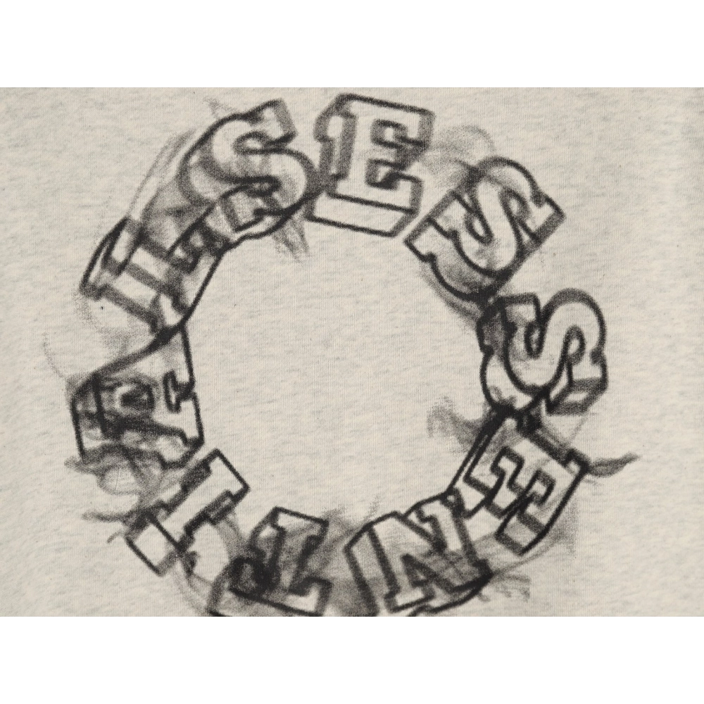 Fear of God Smoke Lettering Crew Neck Sweatshirt,Cheap Replica Reps Fear of God