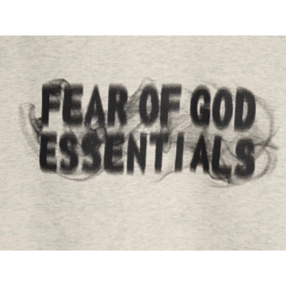 Fear of God Smoke Lettering Crew Neck Sweatshirt,Cheap Replica Reps Fear of God