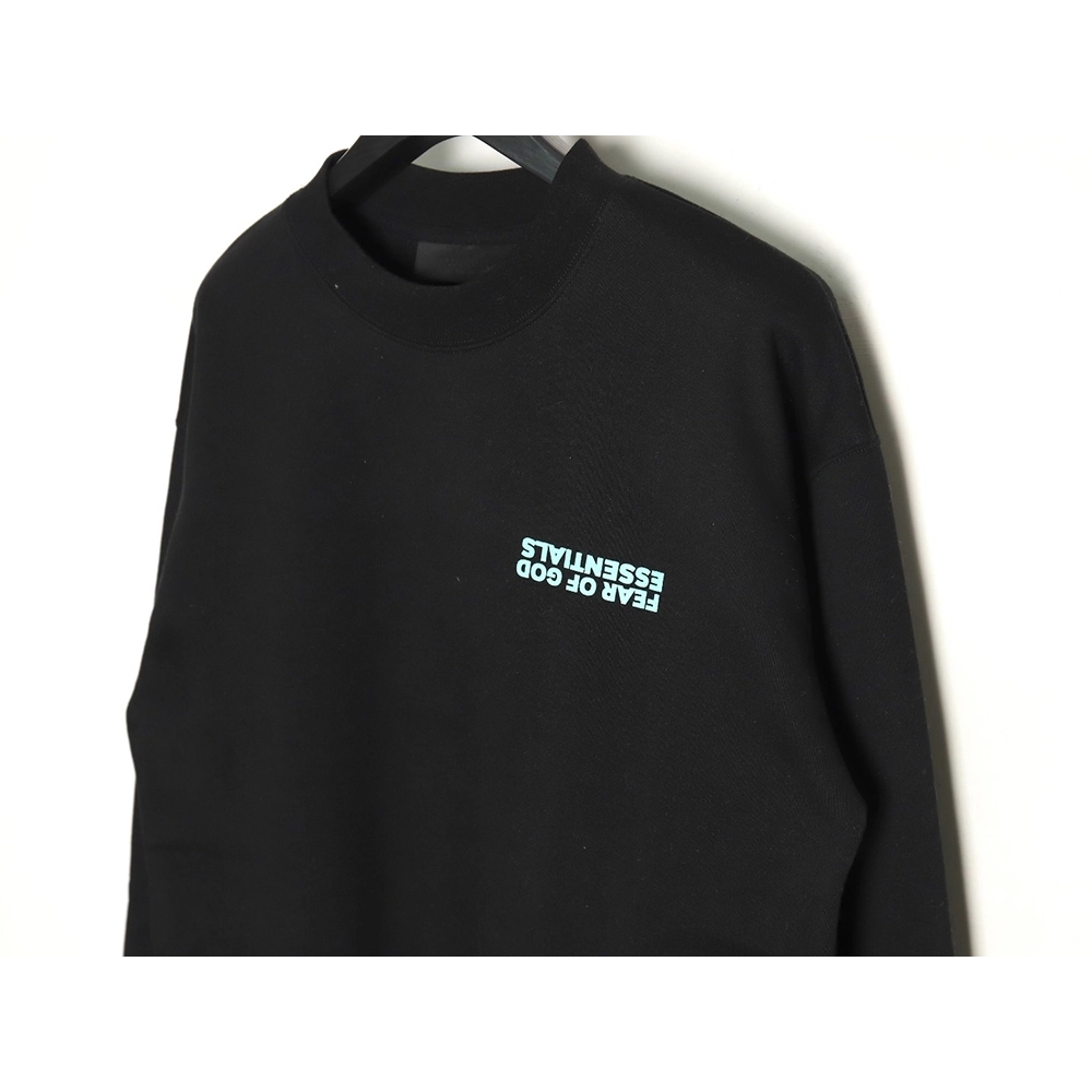 Fear of God Inverted Letters Crew Neck Sweatshirt TSK1,Cheap Replica Reps Fear of God