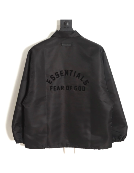 Fear of God doubleline curved lettering coach jacket,Cheap Replica Reps Fear of God