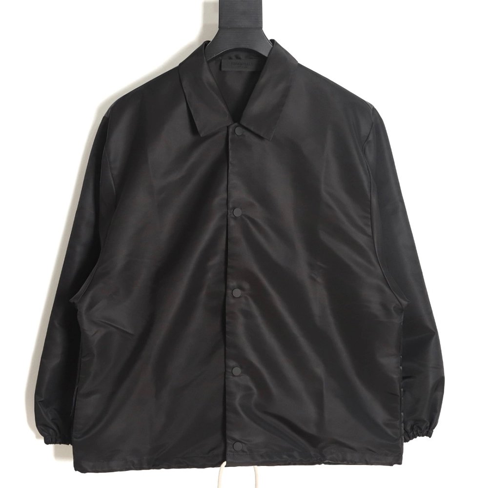 Fear of God doubleline curved lettering coach jacket,Cheap Replica Reps Fear of God
