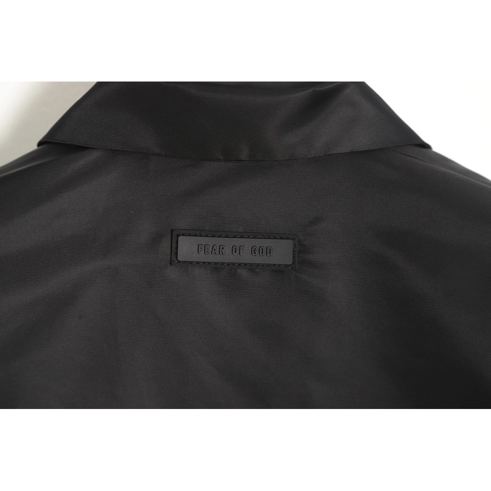 Fear of God doubleline curved lettering coach jacket,Cheap Replica Reps Fear of God