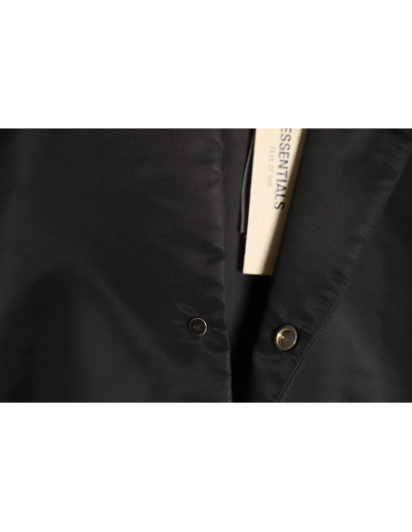 Fear of God doubleline curved lettering coach jacket,Cheap Replica Reps Fear of God
