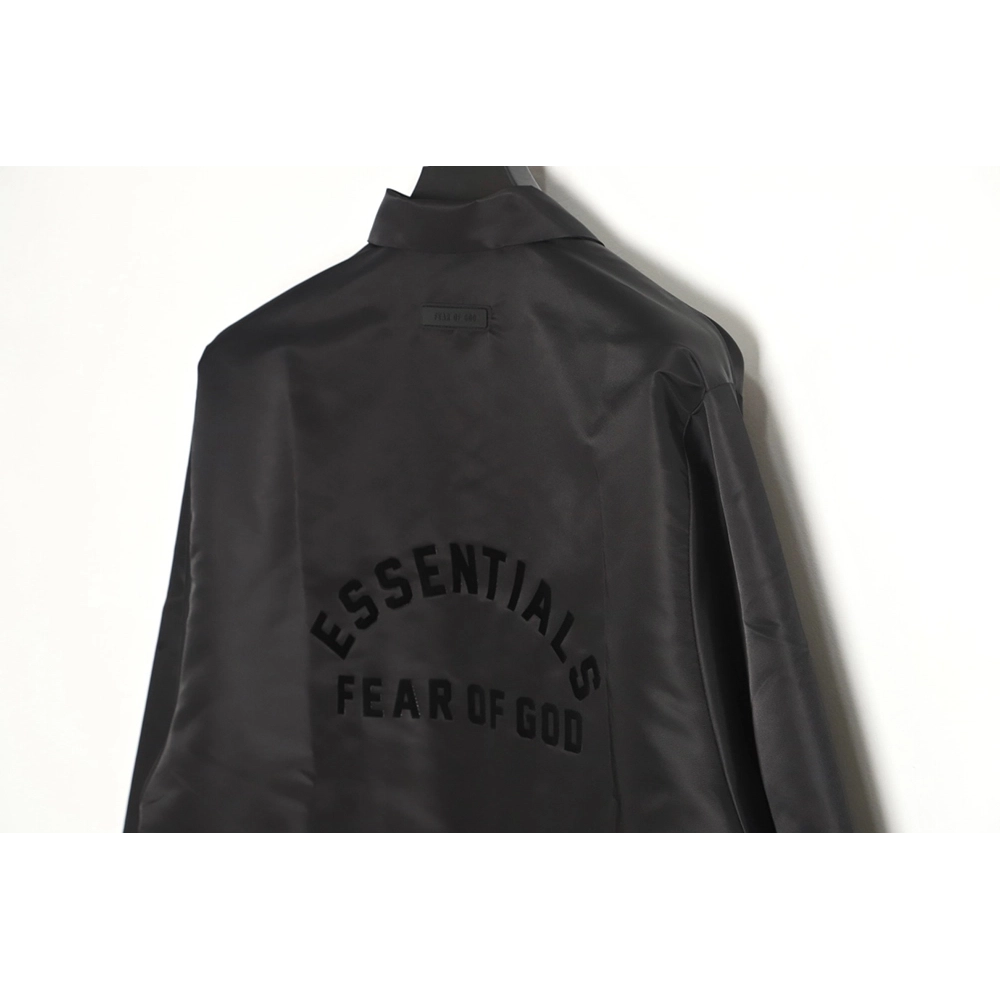 Fear of God doubleline curved lettering coach jacket,Cheap Replica Reps Fear of God