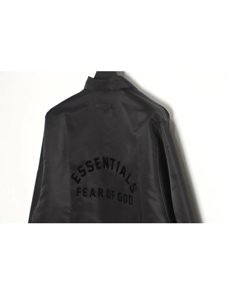 Fear of God doubleline curved lettering coach jacket,Cheap Replica Reps Fear of God