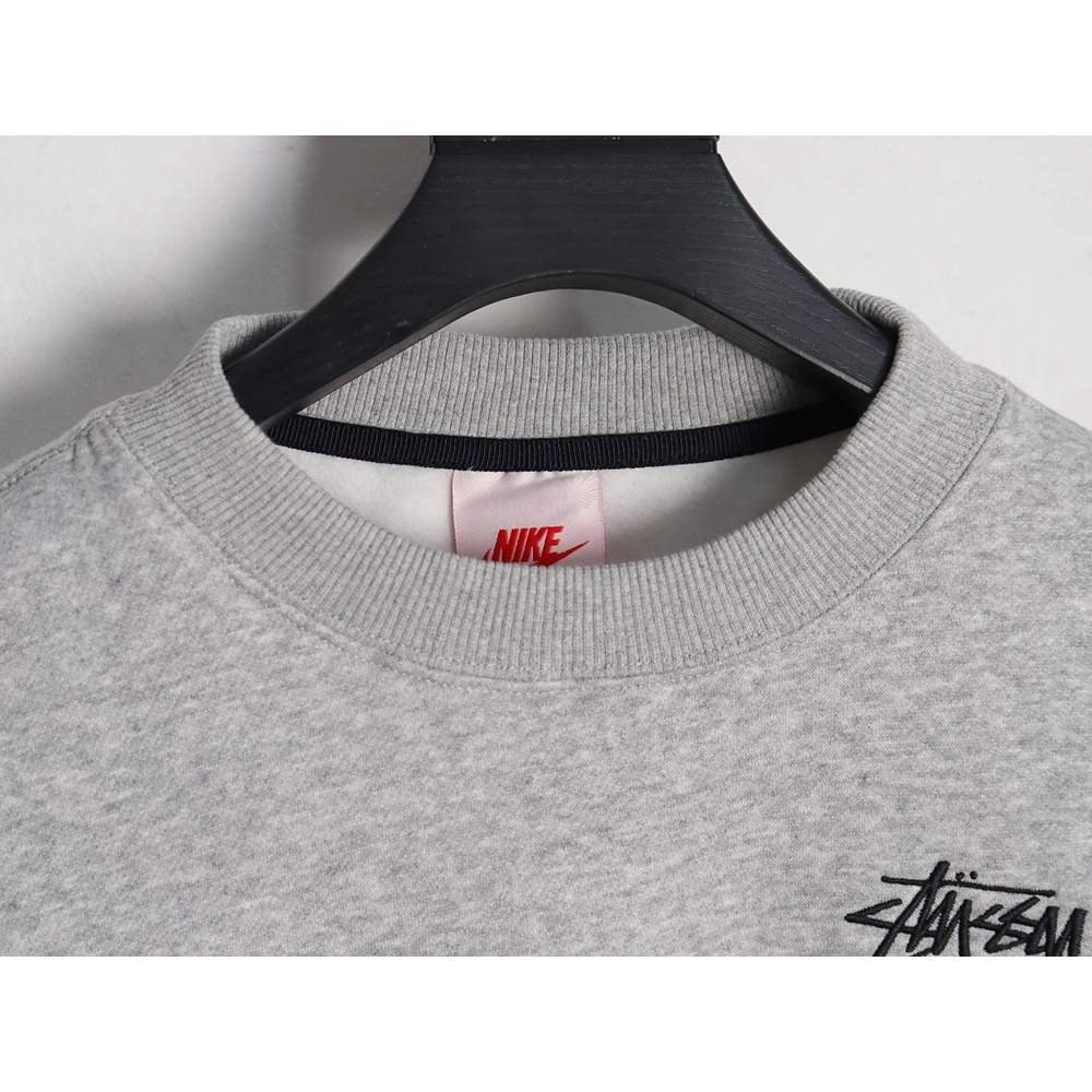 Nike Stussy embroidered logo fleece sweatshirt,Cheap Replica Reps Nike
