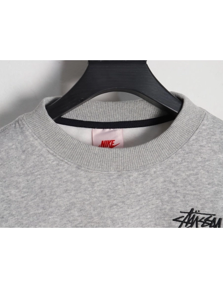Nike Stussy embroidered logo fleece sweatshirt,Cheap Replica Reps Nike