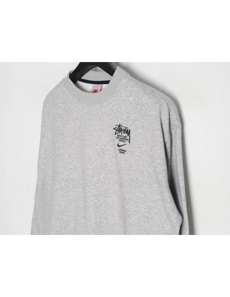 Nike Stussy embroidered logo fleece sweatshirt,Cheap Replica Reps Nike