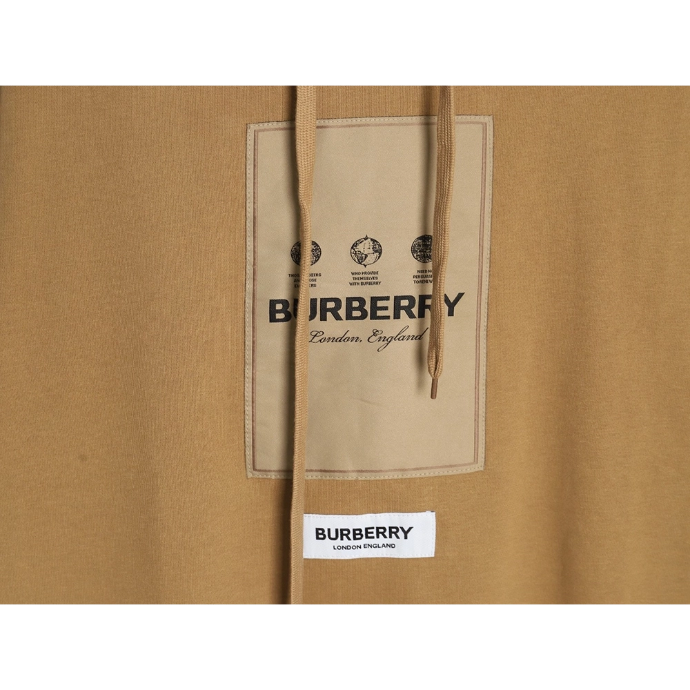 Burberry chest label hooded sweatshirt,Cheap Replica Reps Burberry