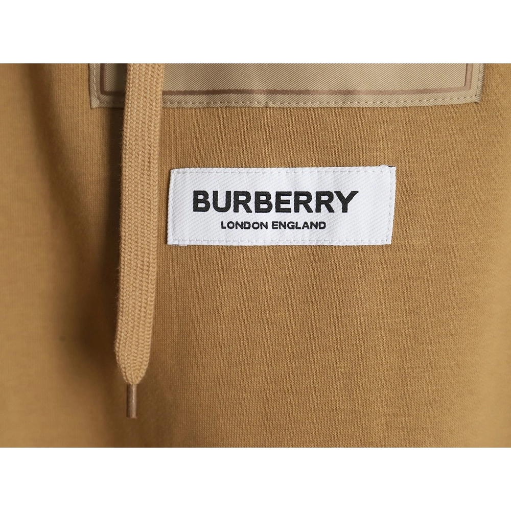 Burberry chest label hooded sweatshirt,Cheap Replica Reps Burberry