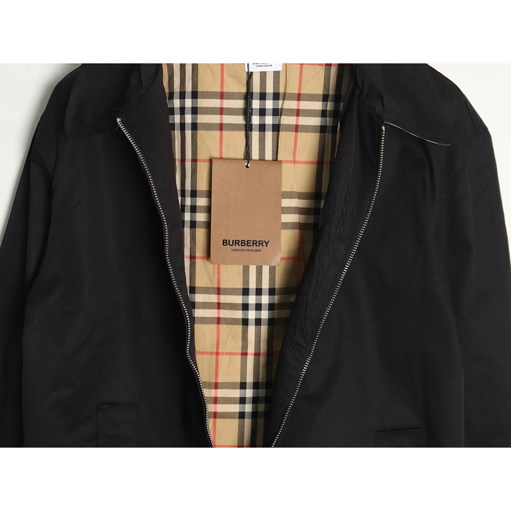 Burberry Warhorse Embroidered Lined Check Jacket,Cheap Replica Reps Burberry