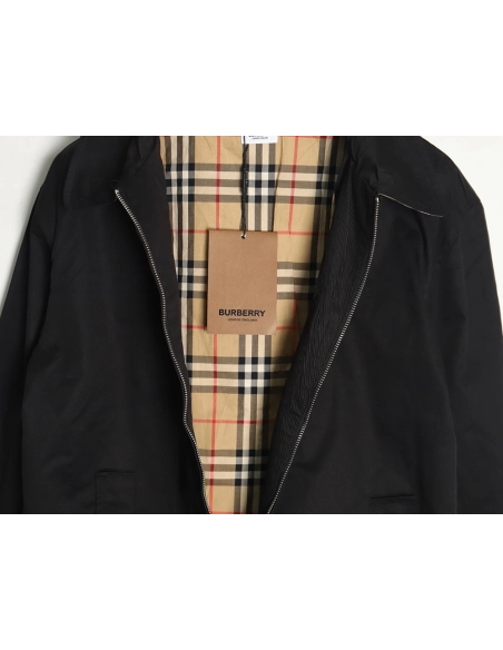 Burberry Warhorse Embroidered Lined Check Jacket,Cheap Replica Reps Burberry