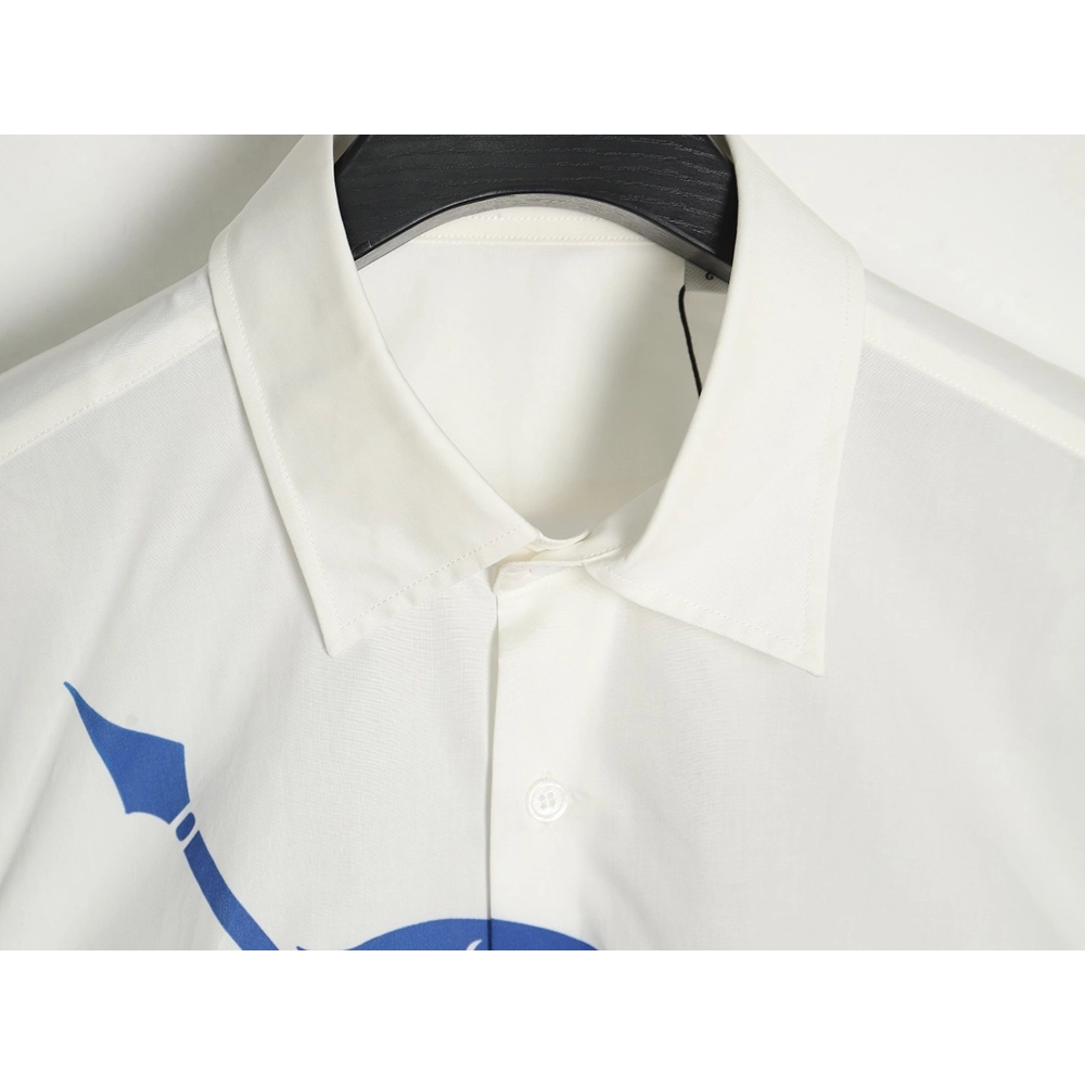 Burberry War Horse long sleeve printed shirt SXL,Cheap Replica Reps Burberry