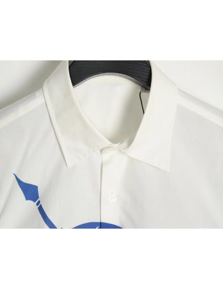 Burberry War Horse long sleeve printed shirt SXL,Cheap Replica Reps Burberry