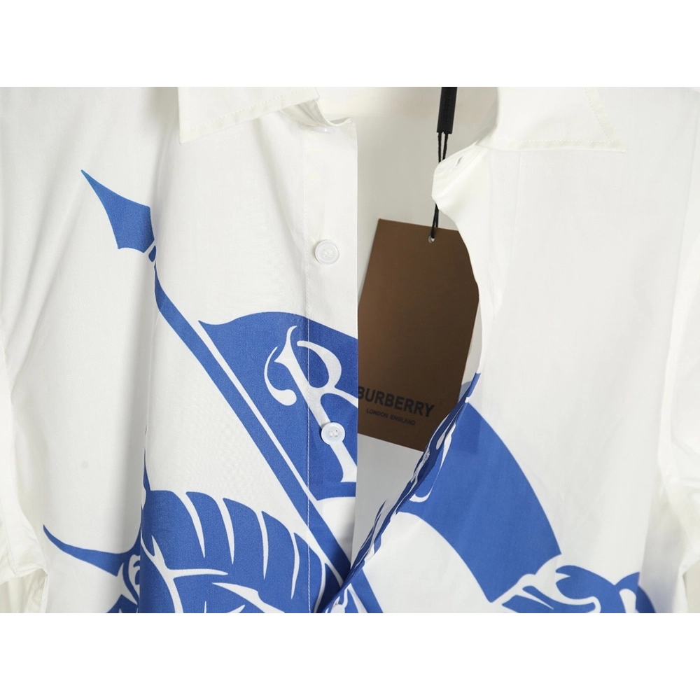 Burberry War Horse long sleeve printed shirt SXL,Cheap Replica Reps Burberry