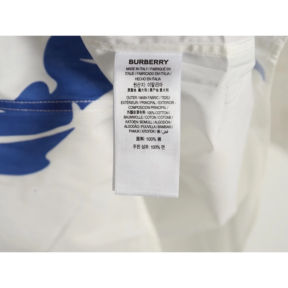 Burberry War Horse long sleeve printed shirt SXL,Cheap Replica Reps Burberry