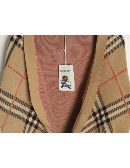 Burberry Twill Knit Cardigan Sweater,Cheap Replica Reps Burberry