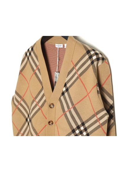 Burberry Twill Knit Cardigan Sweater,Cheap Replica Reps Burberry