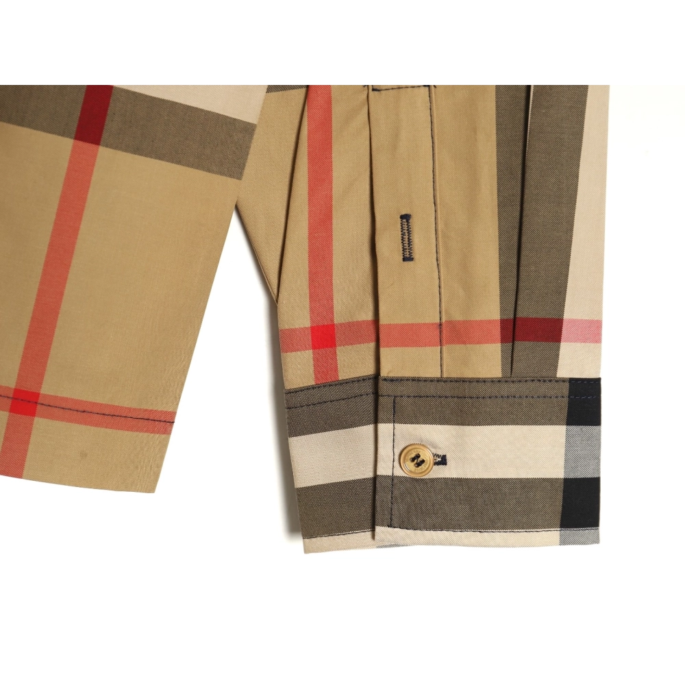 Burberry Large Check Lapel Shirt Jacket,Cheap Replica Reps Burberry