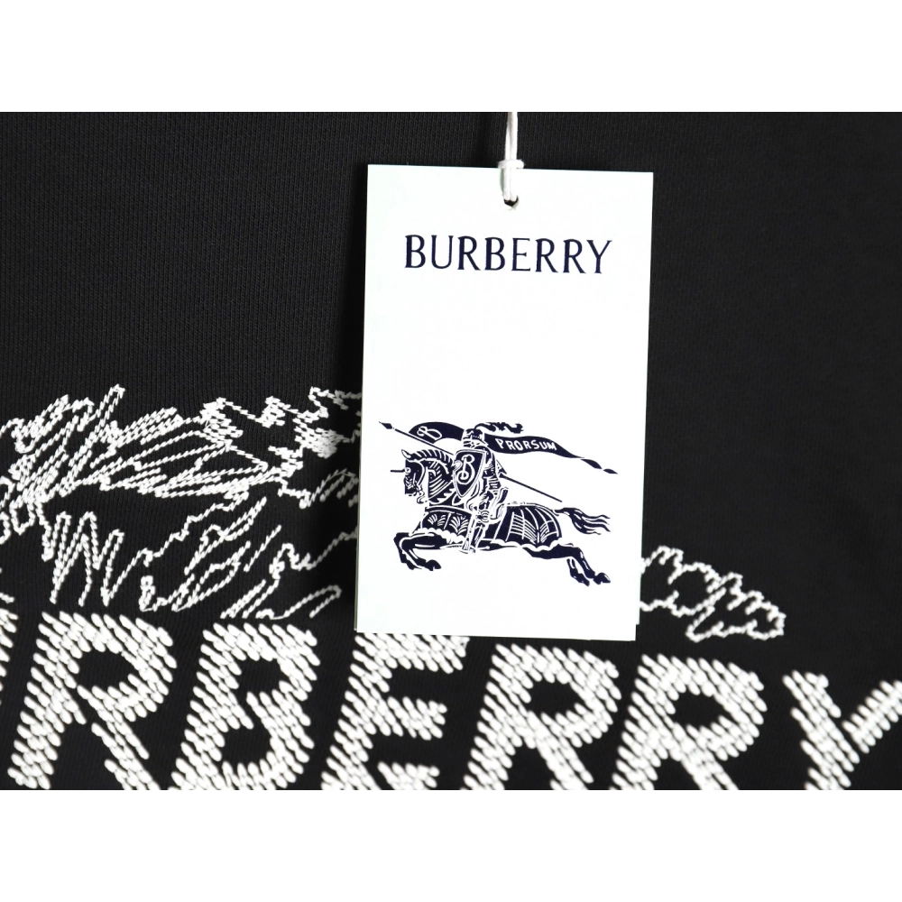 Burberry Sketched Warhorse Embroidered Crewneck Sweatshirt,Cheap Replica Reps Burberry
