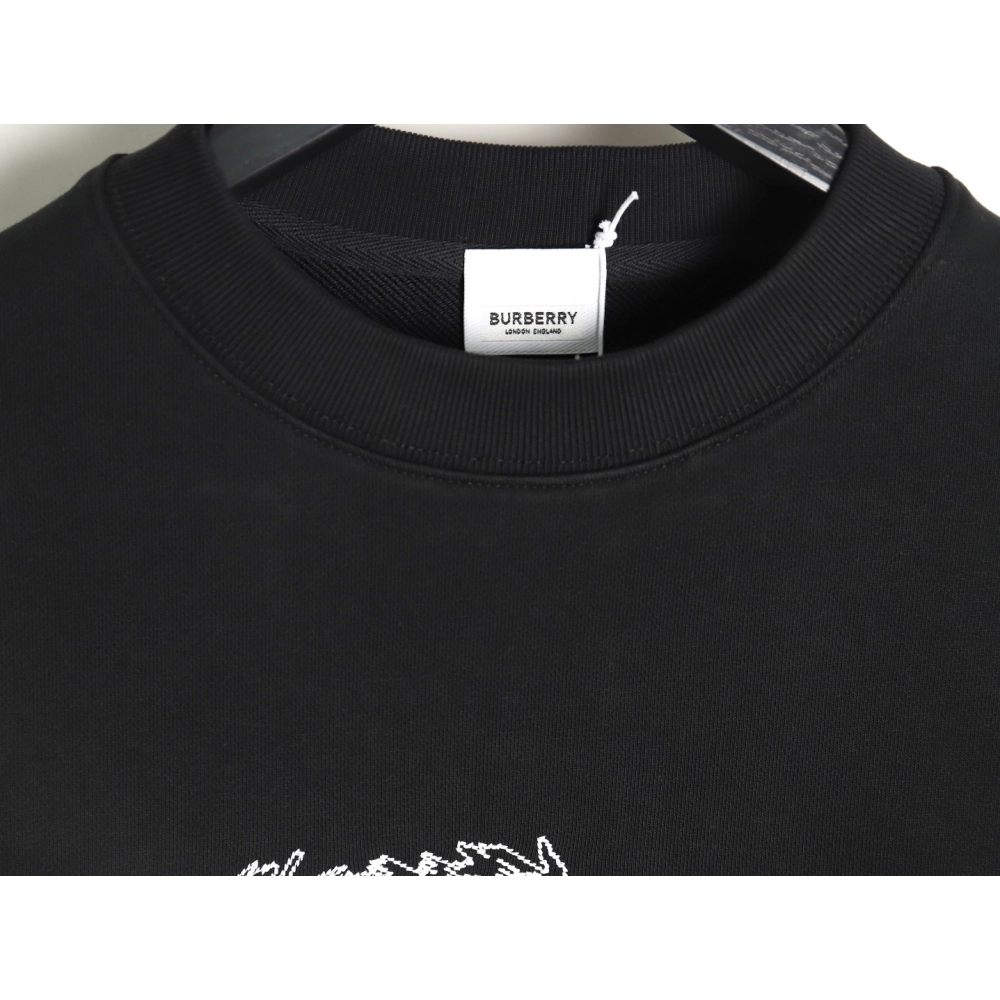 Burberry Sketched Warhorse Embroidered Crewneck Sweatshirt,Cheap Replica Reps Burberry