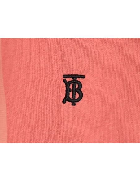 Burberry Classic Embroidered Logo Check Lined Hoodie TSK1,Cheap Replica Reps Burberry