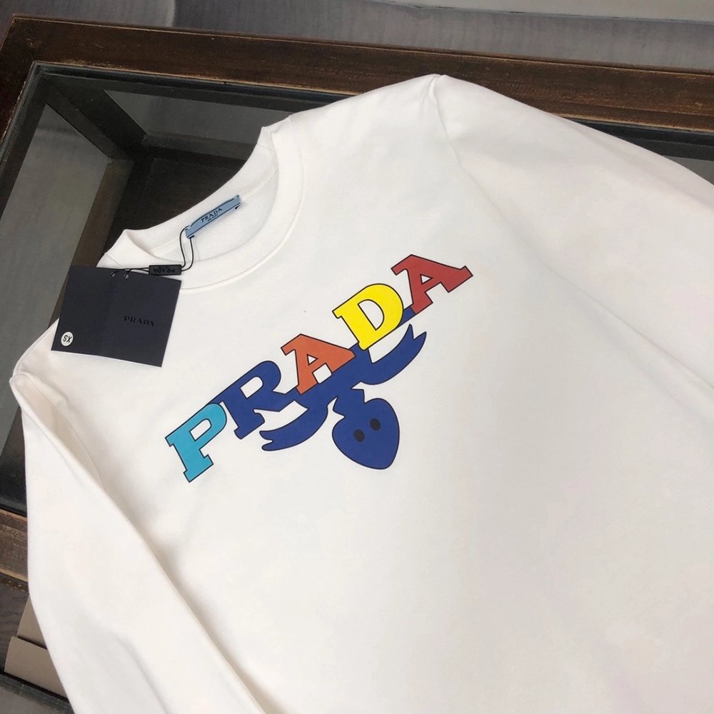 Prada Crew Neck Sweatshirt1,Cheap Replica Reps Prada