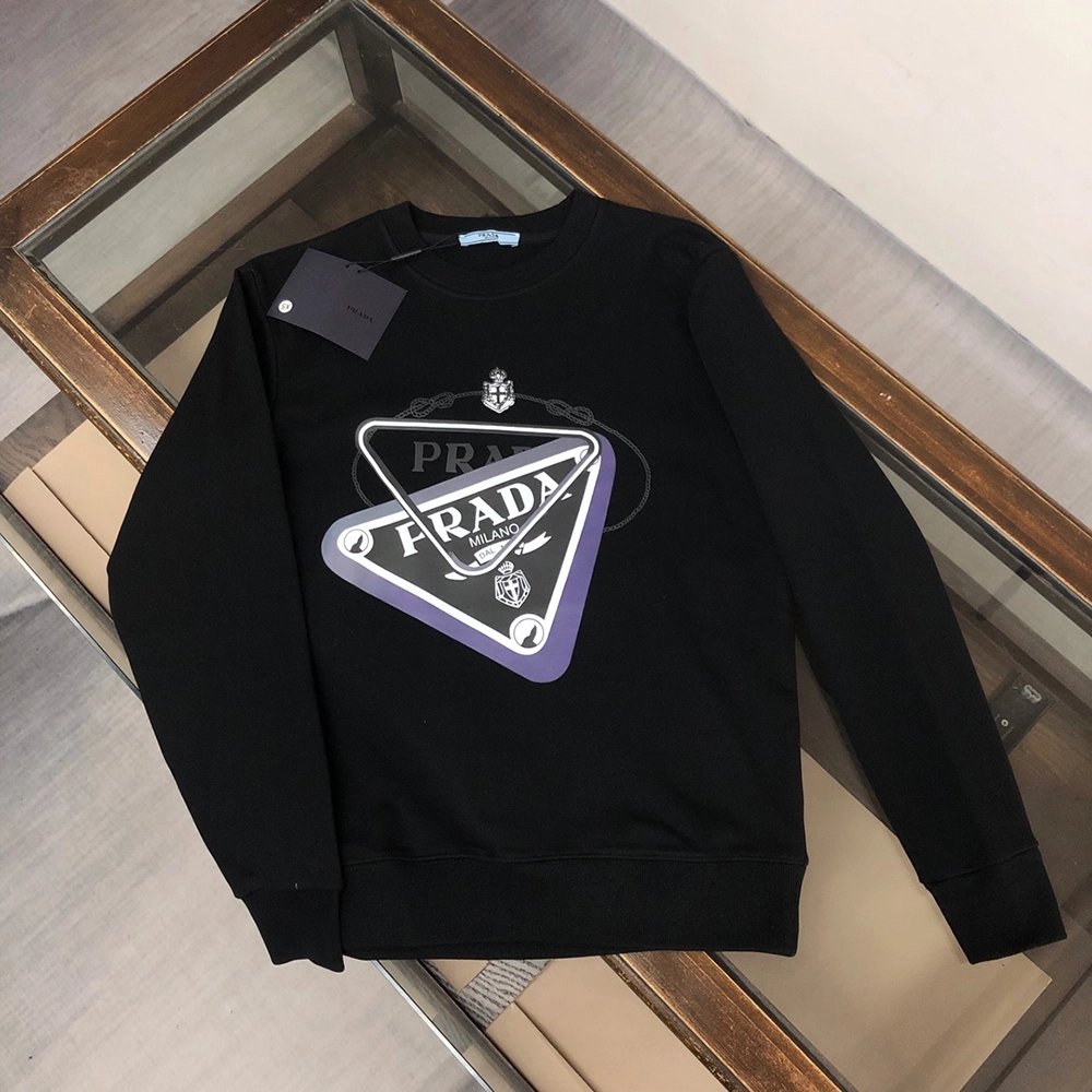 Prada Crew Neck Sweatshirt,Cheap Replica Reps Prada