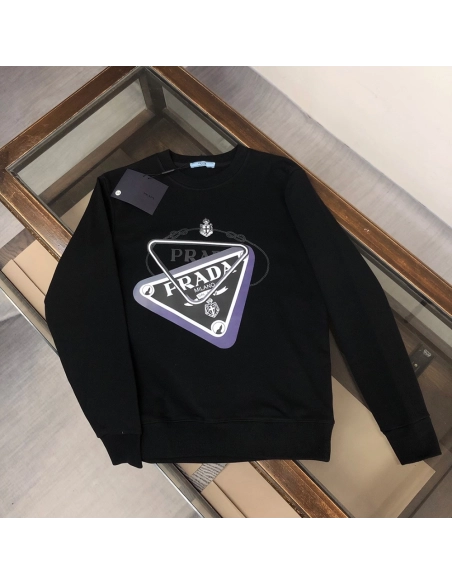 Prada Crew Neck Sweatshirt,Cheap Replica Reps Prada