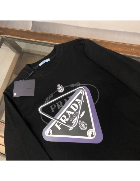 Prada Crew Neck Sweatshirt,Cheap Replica Reps Prada