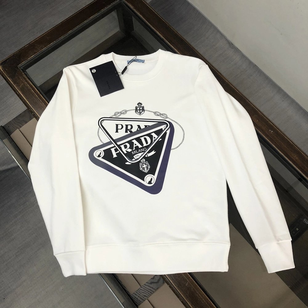 Prada Crew Neck Sweatshirt,Cheap Replica Reps Prada