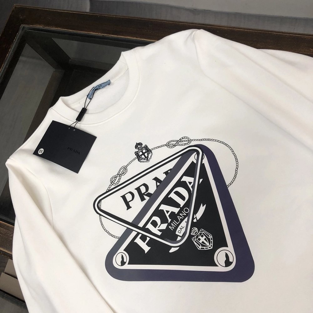 Prada Crew Neck Sweatshirt,Cheap Replica Reps Prada