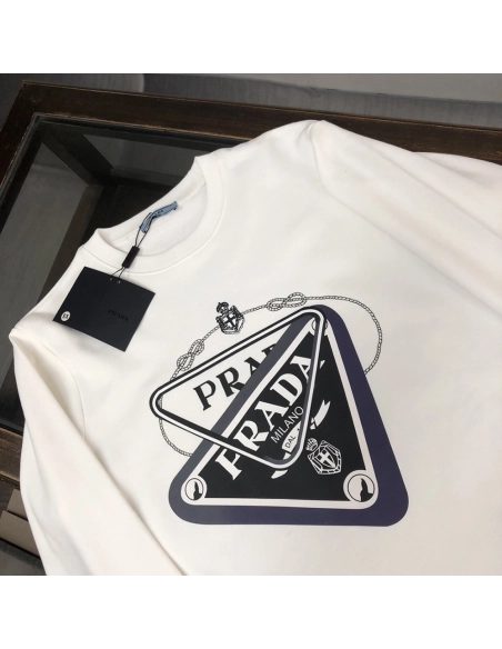 Prada Crew Neck Sweatshirt,Cheap Replica Reps Prada