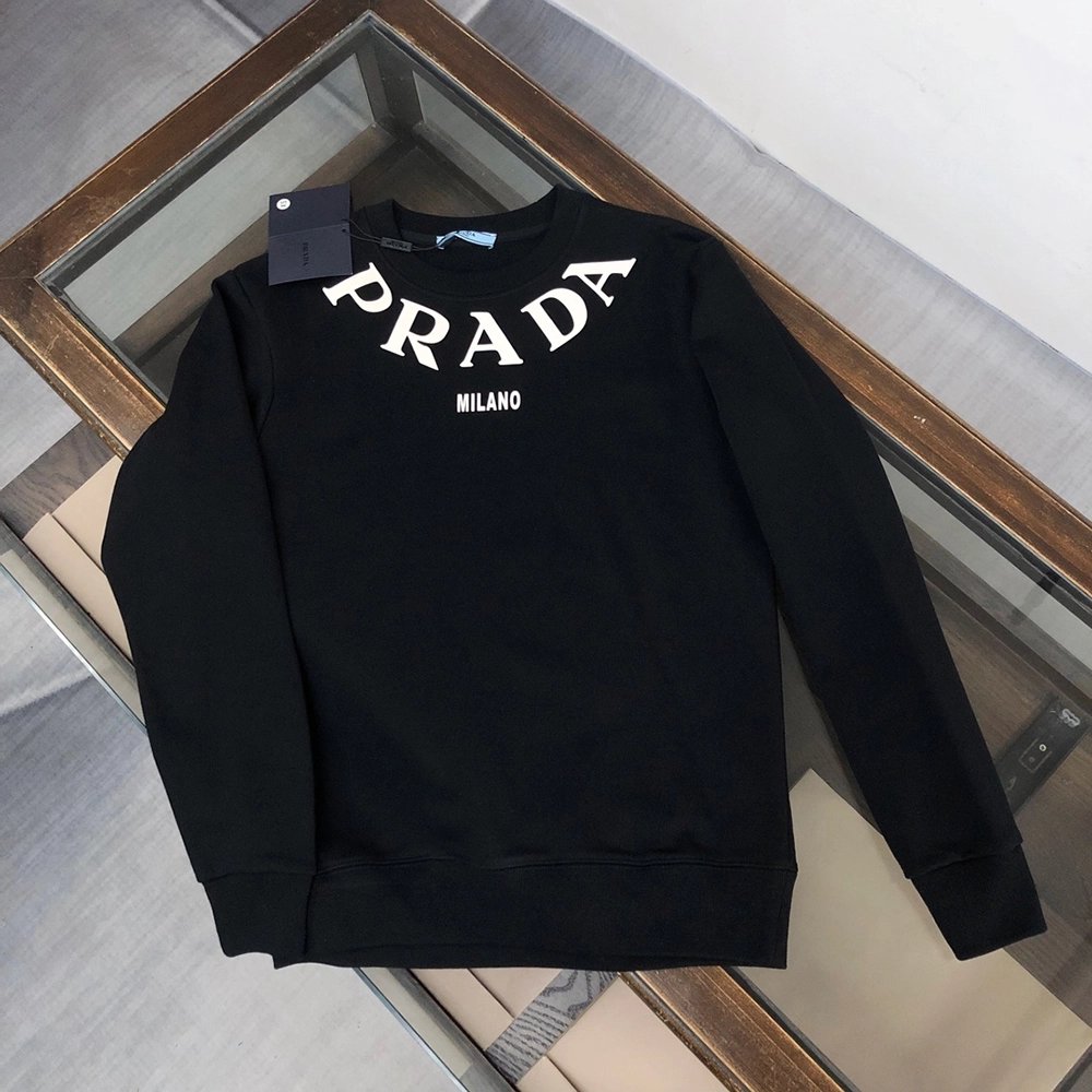 Prada Crew Neck Sweatshirt,Cheap Replica Reps Prada