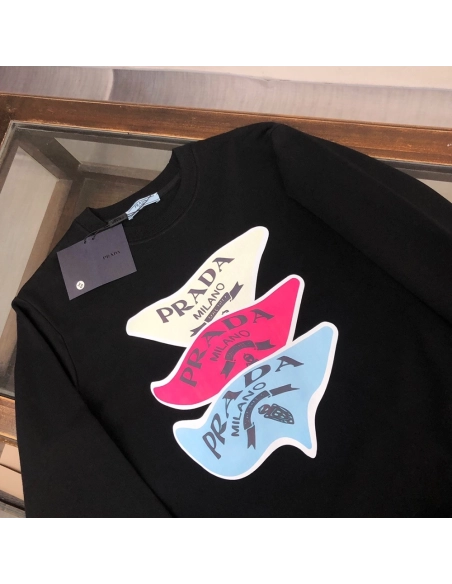 Prada Crew Neck Sweatshirt,Cheap Replica Reps Prada