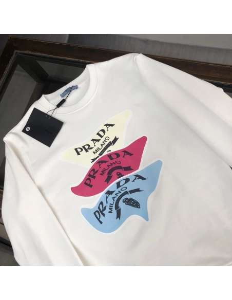 Prada Crew Neck Sweatshirt,Cheap Replica Reps Prada