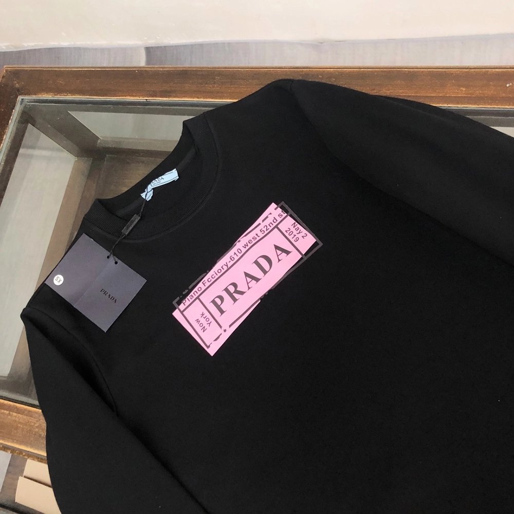 Prada Crew Neck Sweatshirt,Cheap Replica Reps Prada