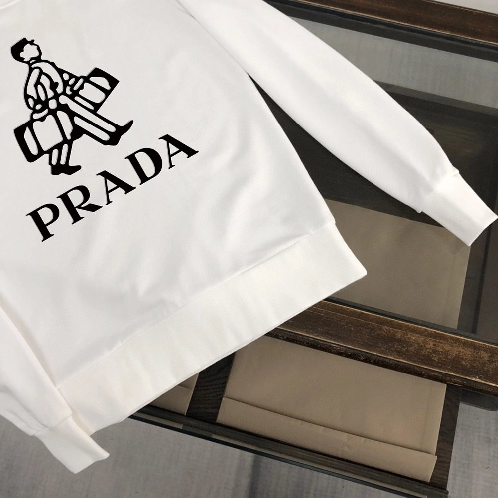 Prada Crew Neck Sweatshirt,Cheap Replica Reps Prada