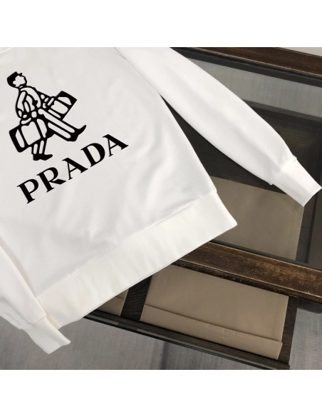 Prada Crew Neck Sweatshirt,Cheap Replica Reps Prada