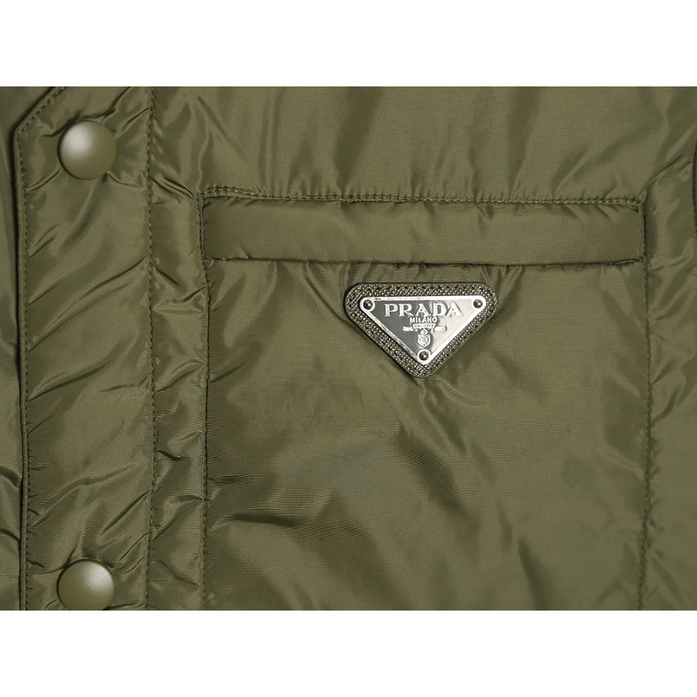 Prada Recycled Nylon Lightweight Padded Vest,Cheap Replica Reps Prada
