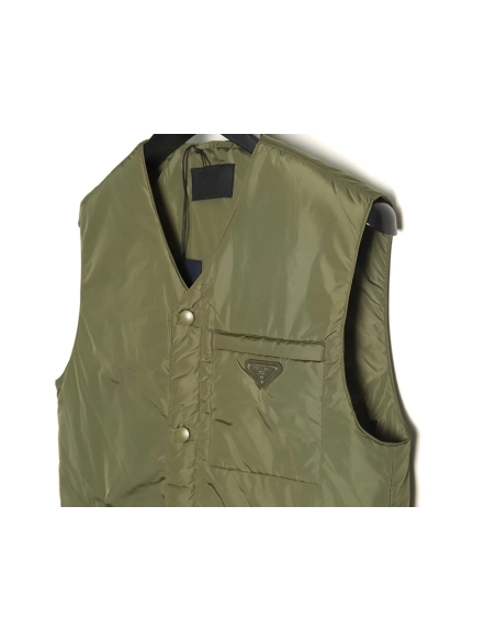 Prada Recycled Nylon Lightweight Padded Vest,Cheap Replica Reps Prada