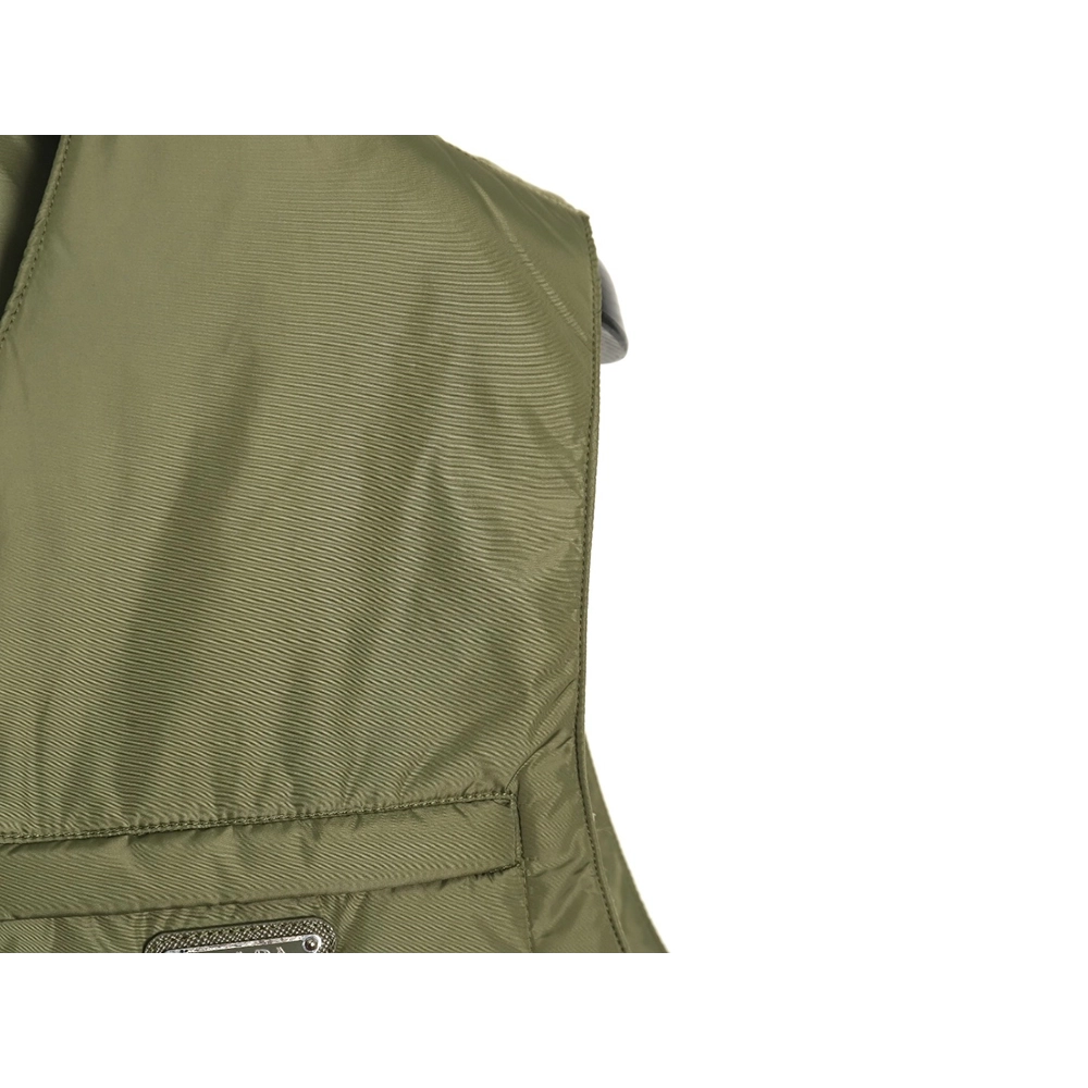 Prada Recycled Nylon Lightweight Padded Vest,Cheap Replica Reps Prada