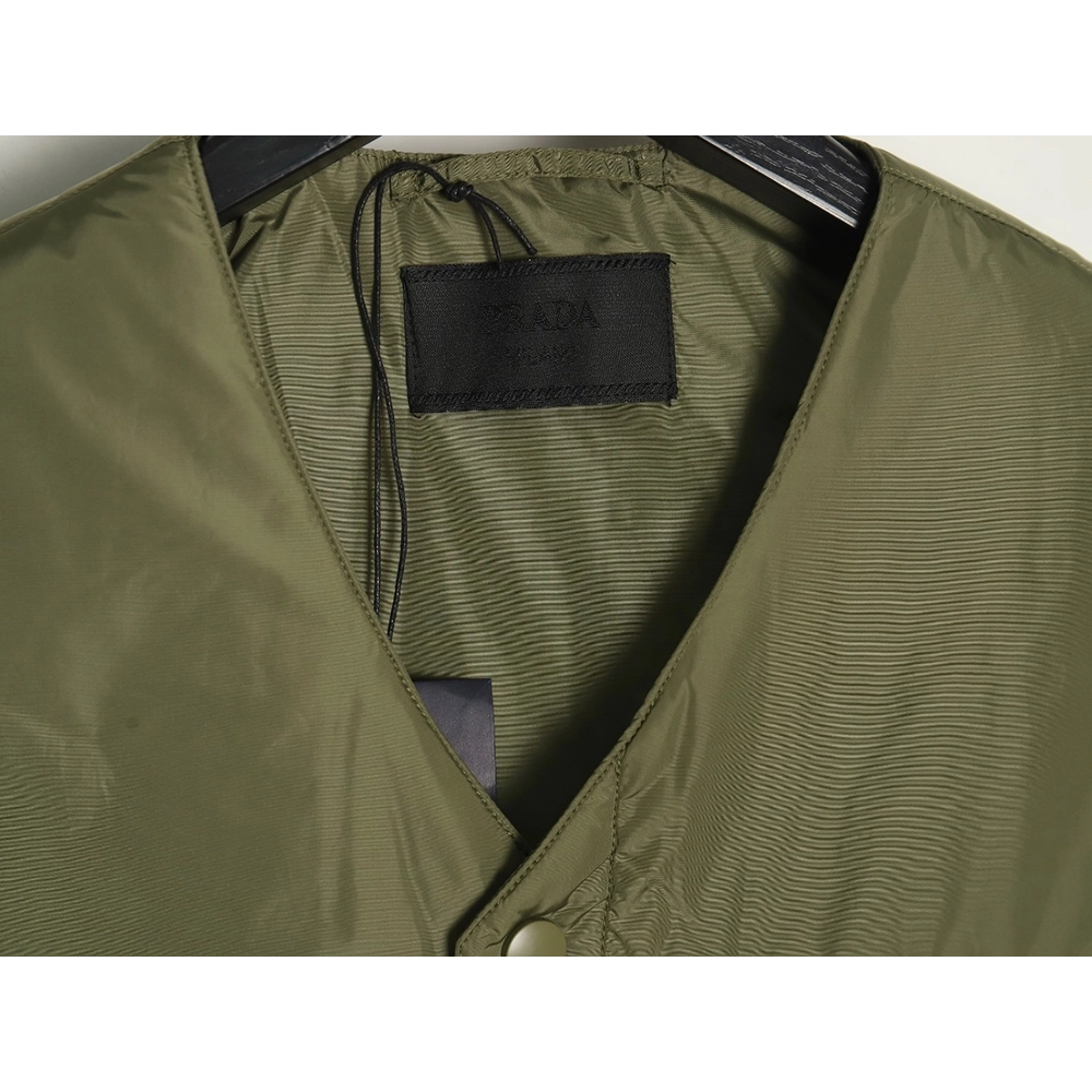 Prada Recycled Nylon Lightweight Padded Vest,Cheap Replica Reps Prada