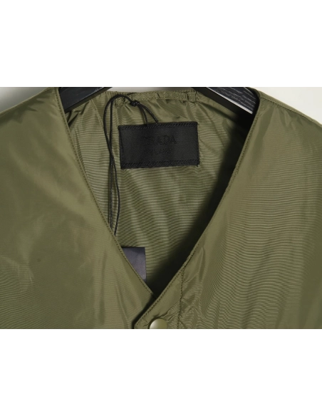 Prada Recycled Nylon Lightweight Padded Vest,Cheap Replica Reps Prada