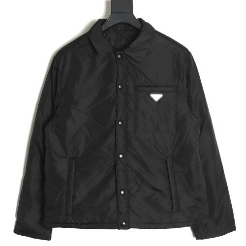 Prada Recycled Nylon Lightweight Puffer Jacket TSK1,Cheap Replica Reps Prada