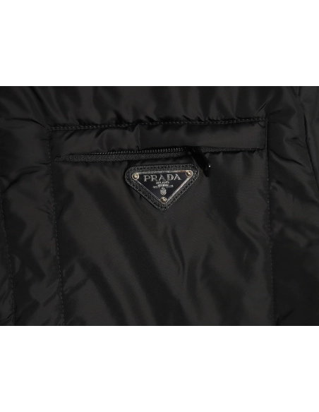 Prada Recycled Nylon Lightweight Puffer Jacket TSK1,Cheap Replica Reps Prada