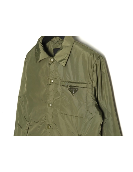 Prada Recycled Nylon Lightweight Puffer Jacket,Cheap Replica Reps Prada