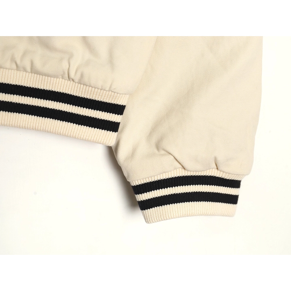 Prada baseball jacket with P patch on chest,Cheap Replica Reps Prada