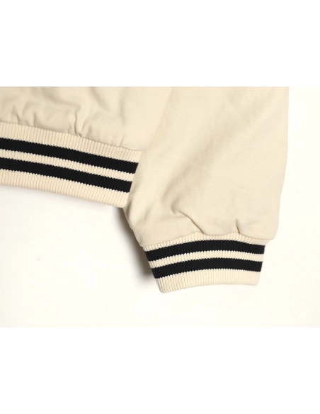Prada baseball jacket with P patch on chest,Cheap Replica Reps Prada