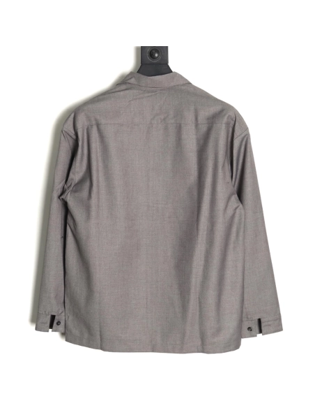 Prada wool and mohair shirt jacket,Cheap Replica Reps Prada